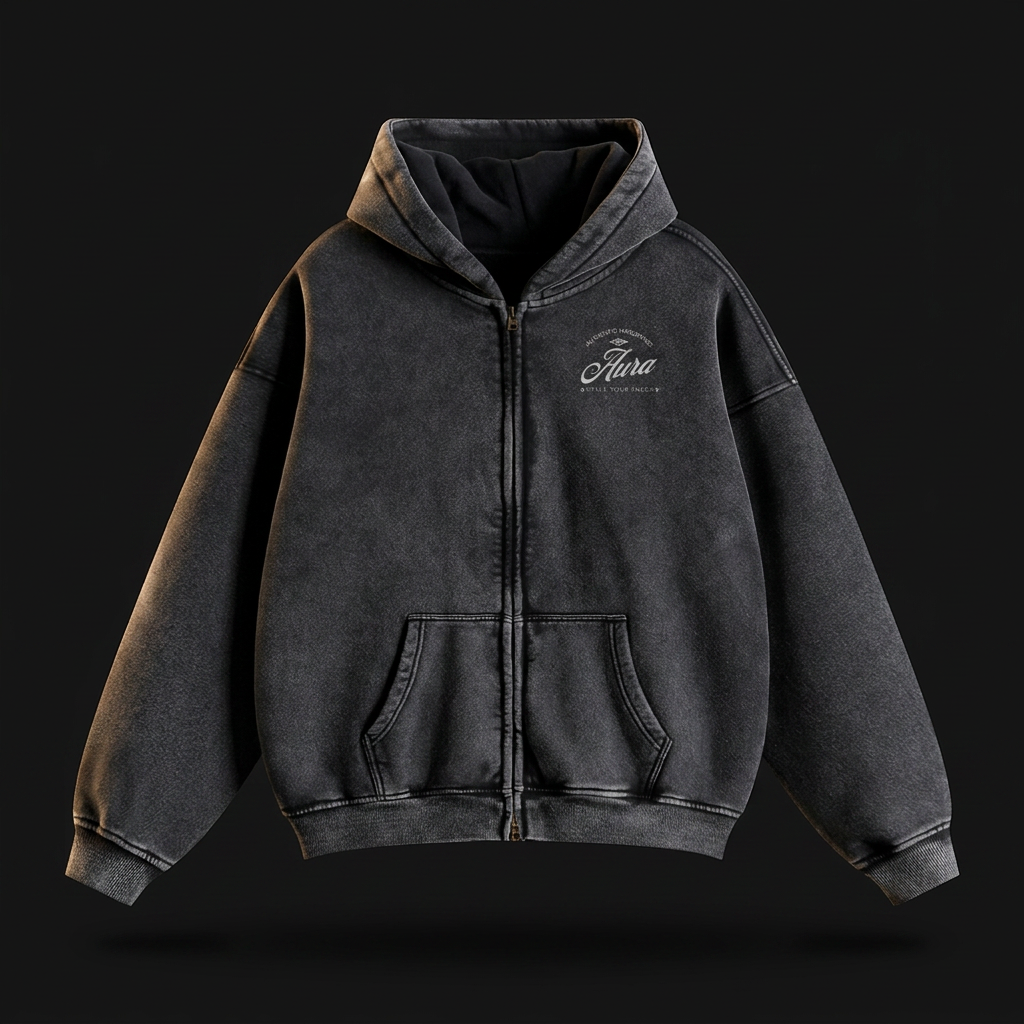 AURA / 088 — ORIGIN ZIP HOODIE